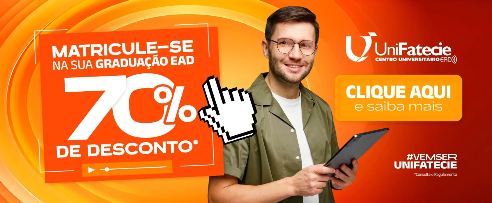 O curso que você deseja com até 80% com DESCONTO.